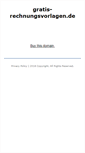 Mobile Screenshot of gratis-rechnungsvorlagen.de